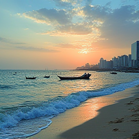 Senja Pantai Utara