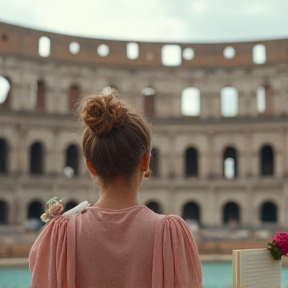 Una ragazza a Roma