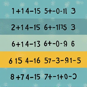 Simple 6 Times Table