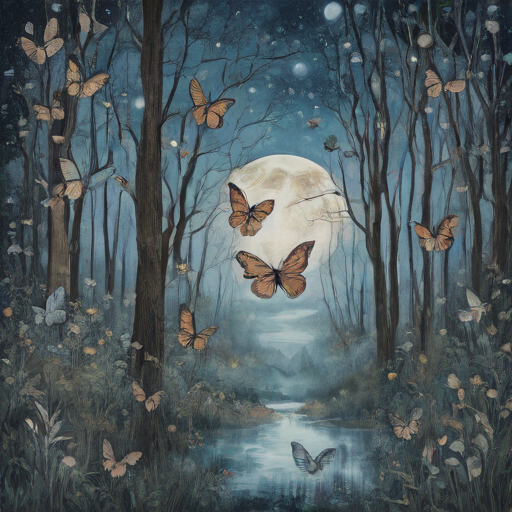 Moonlit Butterflies