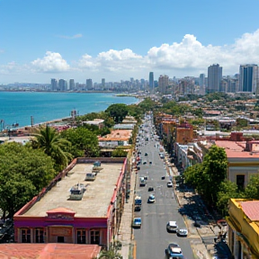 En la ciudad estaba caminando por aqui en guayaquil