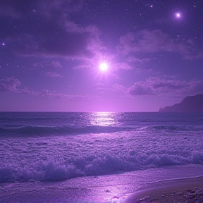 the purple ocean