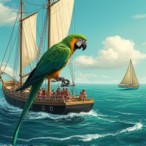 The Tale of Pirate Parrots