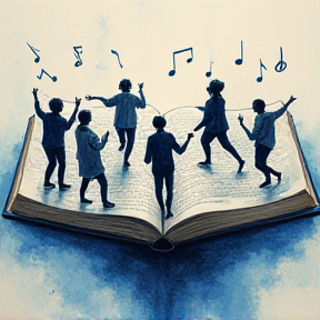 Symphony of Dancing Letters: The Blue Book: And the Writer's Encounter