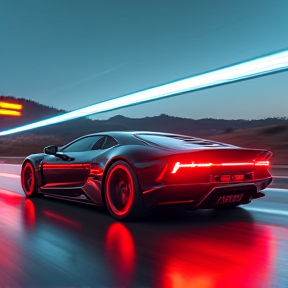 Racing Through the Neon