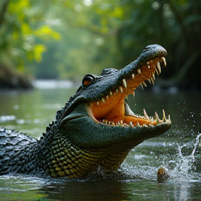 Crocodile Clock