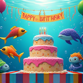 Fish bday song