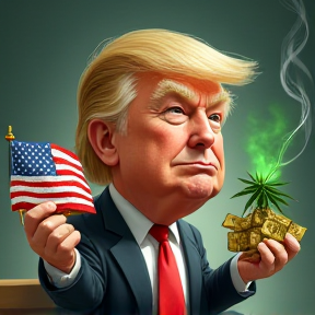 Donald trump smoke weed