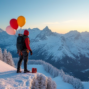 Geburtstag in den Alpen