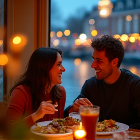 Anna et Noël à Amsterdam