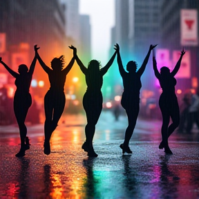 Dancing in the rain 