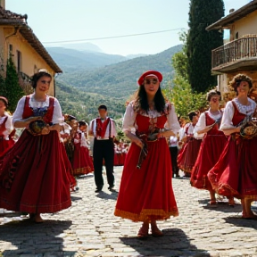 Aliano, borgo antico tarantella