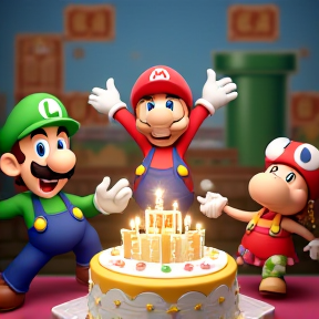 Rock, Mario hat Geburtstag