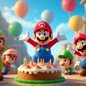 Mario hat Geburtstag