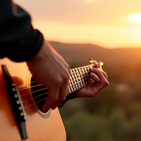 Toca la guitarra Alan Moisés 