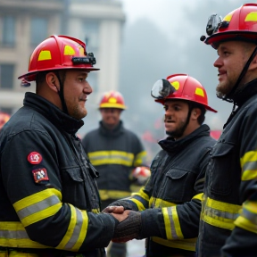 Ein Hoch der Feuerwehr!