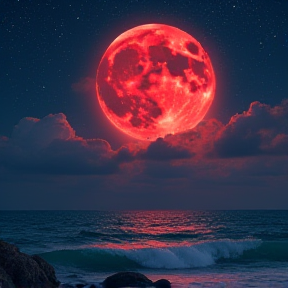 Red moon