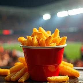 Batata frita ao Benfica