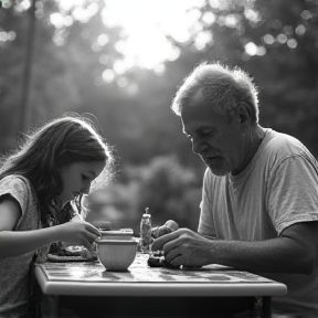 padre e figlia