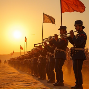 Marching Through Dust