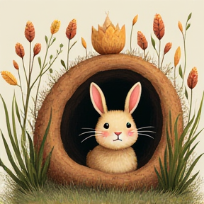 Bunny in a Hole