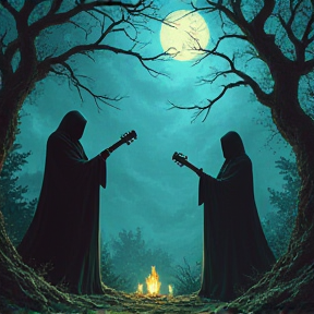 Ritual Under the Blood Moon