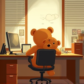 Erik the Office Teddy Bear