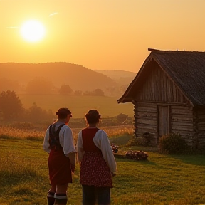 Amanecer en Hohenau