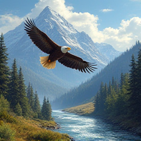 The Eagle flies