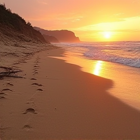 Tracks in the Sand