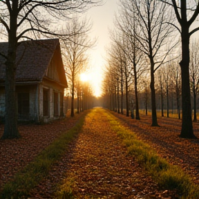 Empty orchard 