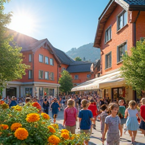 Fröhliche Hymne für die Deutsche Schule Riga