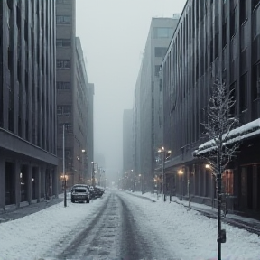 基辅的雪