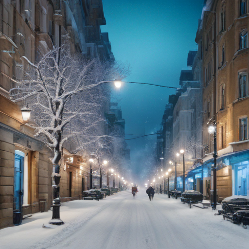 基辅的雪