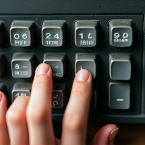 Toques en un teclado