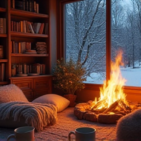 Cozy Winter Room