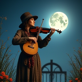 Gitana y la Luna