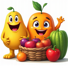 Fruits and vegetables food adventures alphabet song!