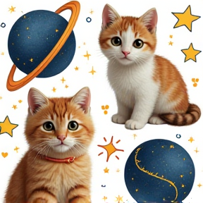 Kitties on the Moon