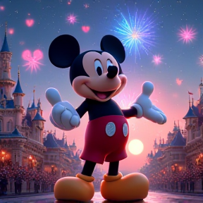 Mickey Mouse World: A Magical Glow Adventure!