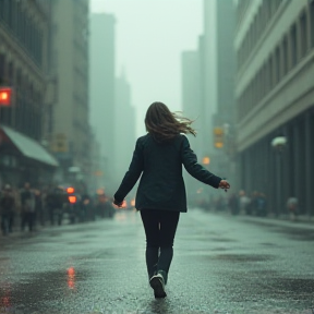 Bailando Bajo La Lluvia Sola