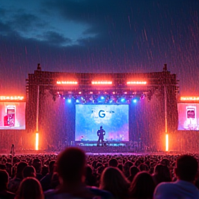 Benicàssim avec Google sous la pluie !