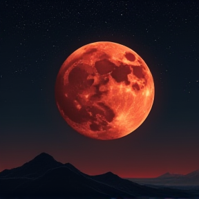 Blood Moon, Pink Sky