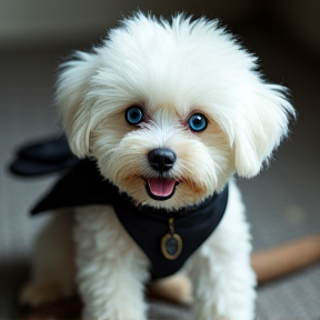 Bichon corbeau