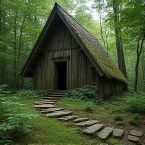 Lone Shadows in the Woods