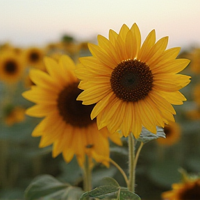 Sunflowers in Winter Dreams