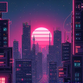 Neon Skies