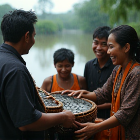 Bencana Banjir Melanda Perkampungan