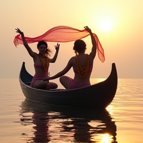 Dancing Daughters on the Sea