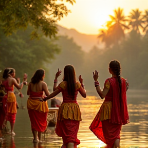 Dancing Daughters on the Sea